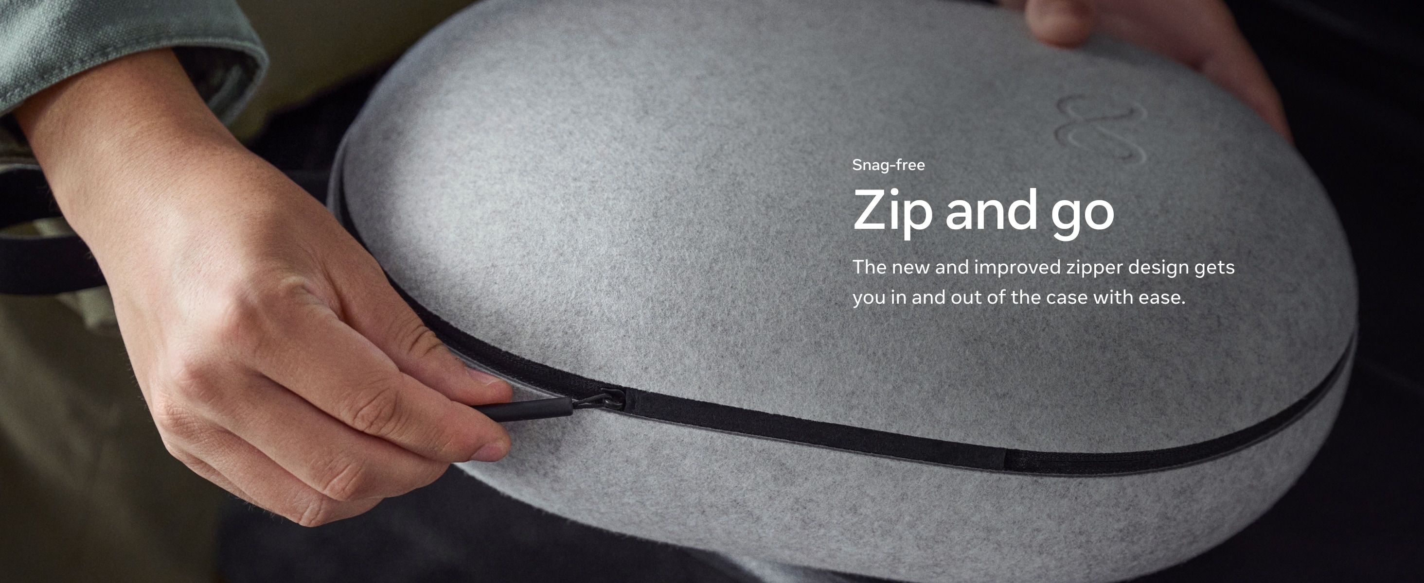 Meta Quest Carrying Case, zip and go