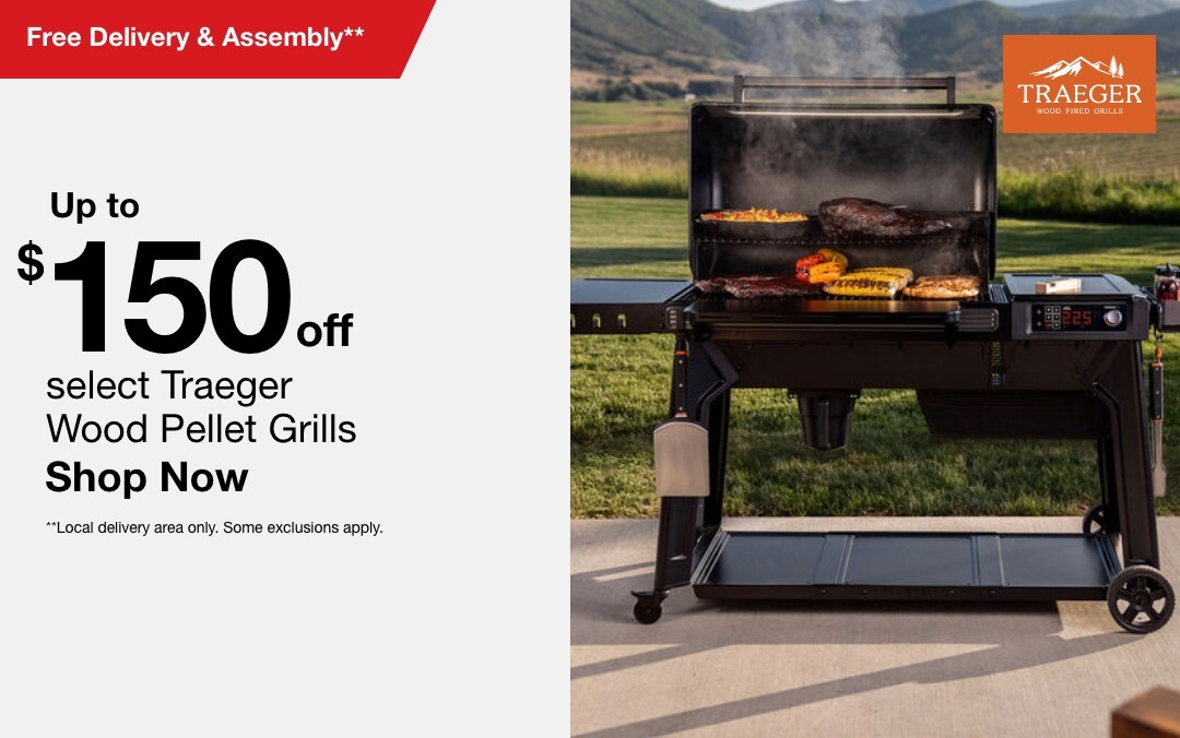 Up to $150 off select Traeger Wood Pellet Grills 