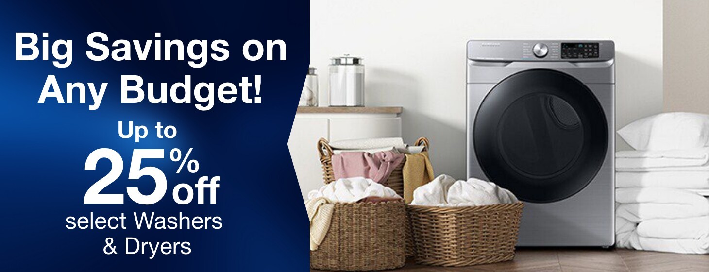 up to thirty five percent off appliances plus up to 3000 dollars in additional savings on select appliances