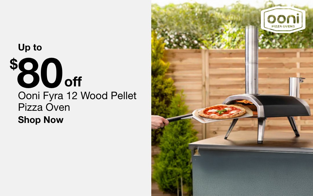 Up to $80 off Ooni Fyra 12 wood pellet pizza oven shop now