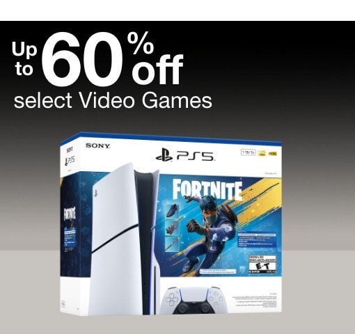 up to 60% off select video games