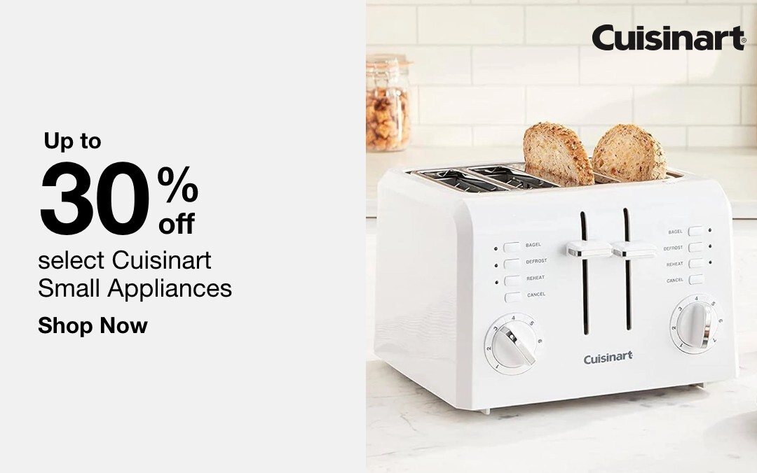 up to thirty percent off select cuisinart small appliances shop now