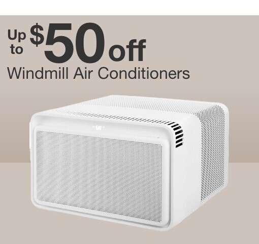 up to 50 dollars off windmill air conditioners