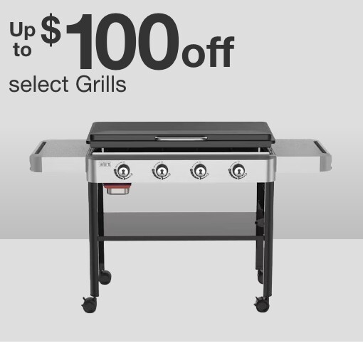 Up to $100 off select Grills
