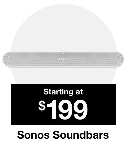 Sonos soundbars starting at $199