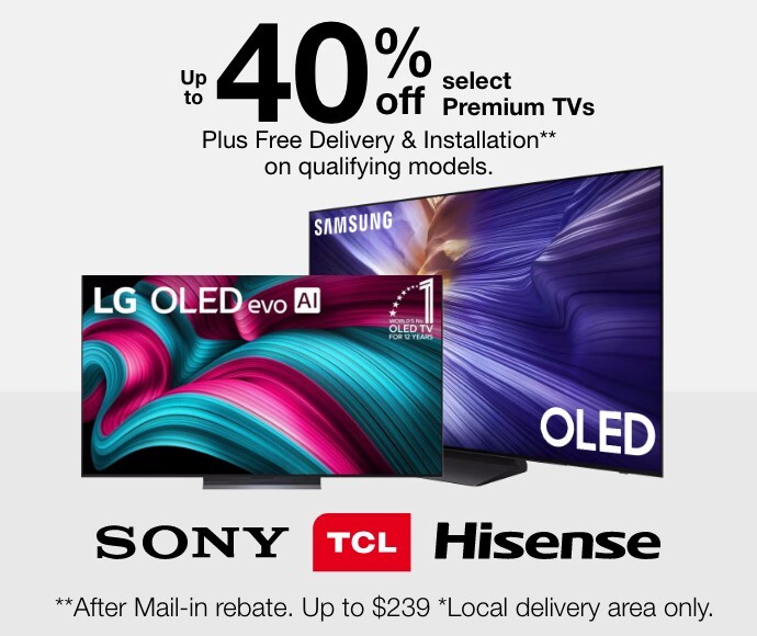 Up to 40% off select Premium TVs