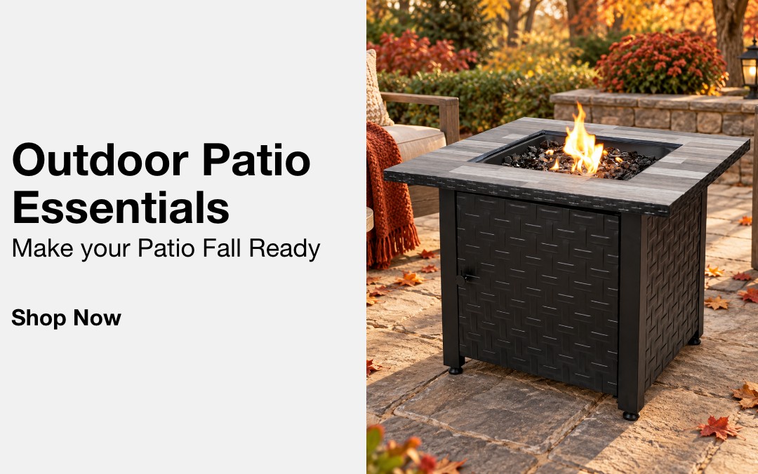 Outdoor Patio Essentials - Make your patio fall ready