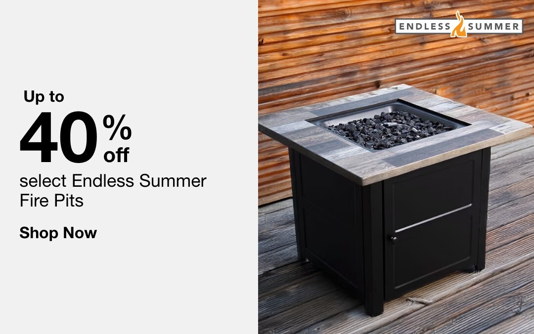 Up to 40% off select Endless Summer Outdoor Fire Pits