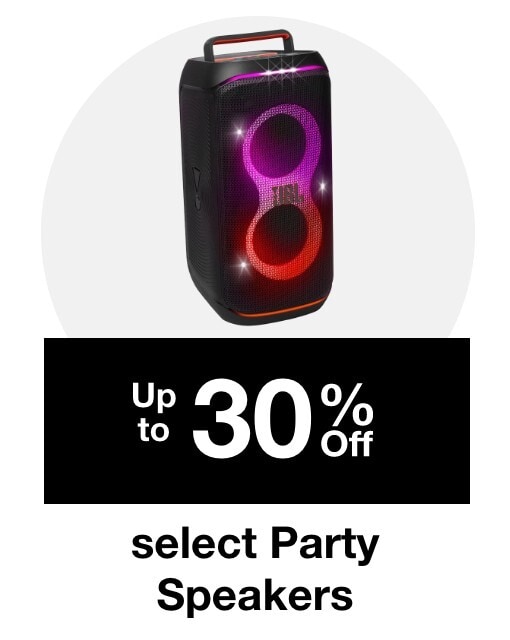Up to 30% off select Party Speakers