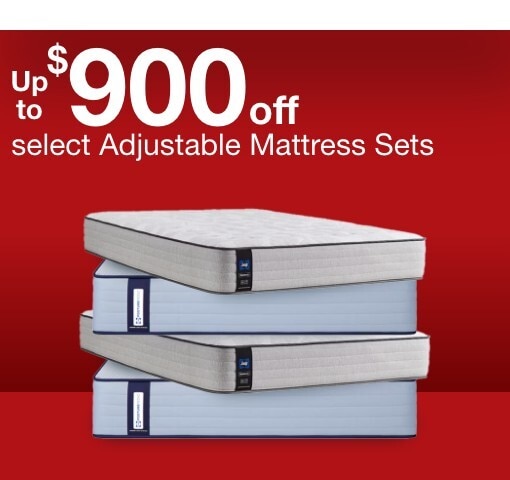 Up to $900 off select Adjustable mattress sets