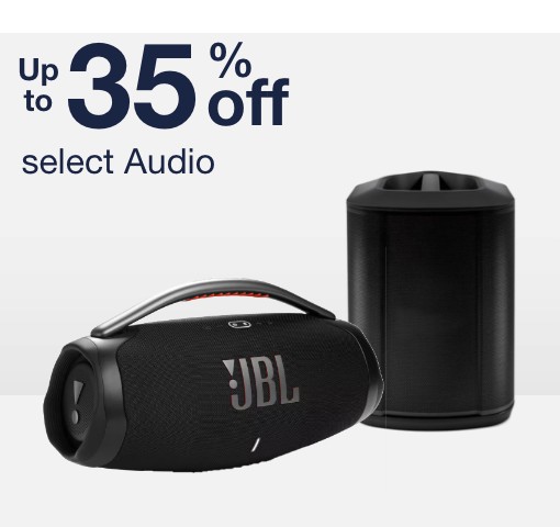 up to 35% off select audio