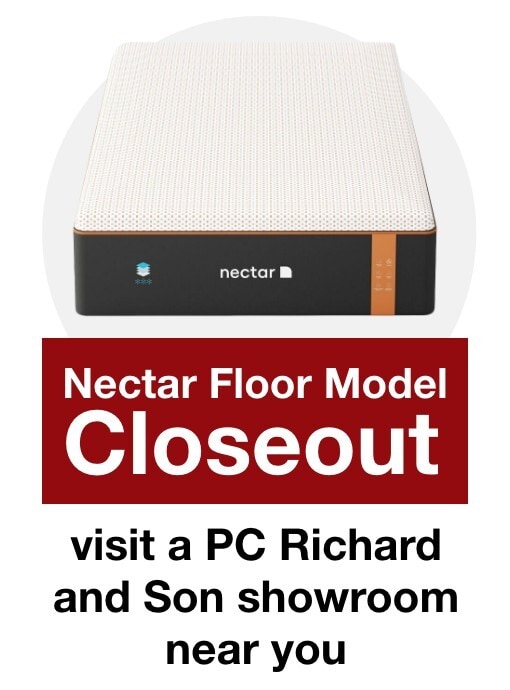 nectar floor model closeout visit a pc richard and son showroom near you
