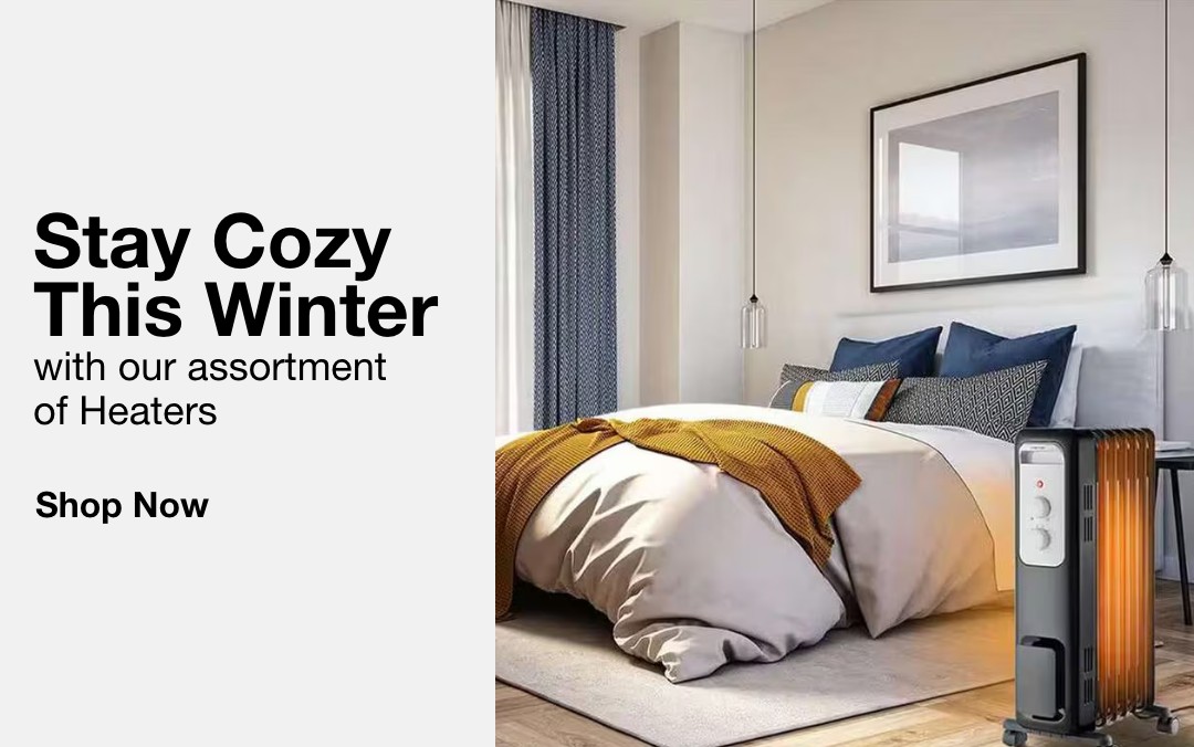 Stay Cozy This winter with our assortment of heaters shop now
