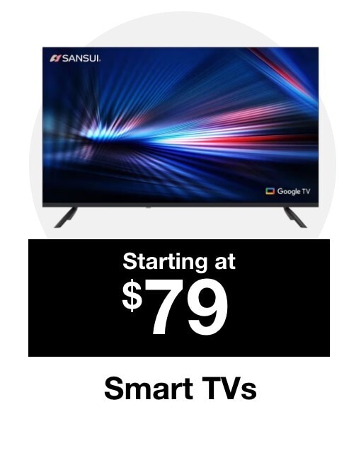 Smart TVs starting at $79