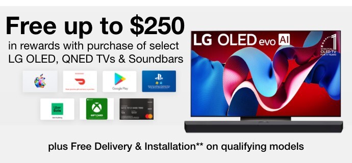Free Fanatics Gift Card up to $250! with purchase of select Samsung UHD OR QLED TVs
