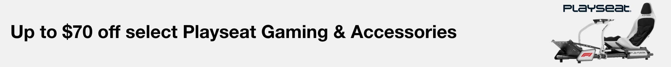 Up to $70 off select Playseat Gaming & Accessories SHOP NOW