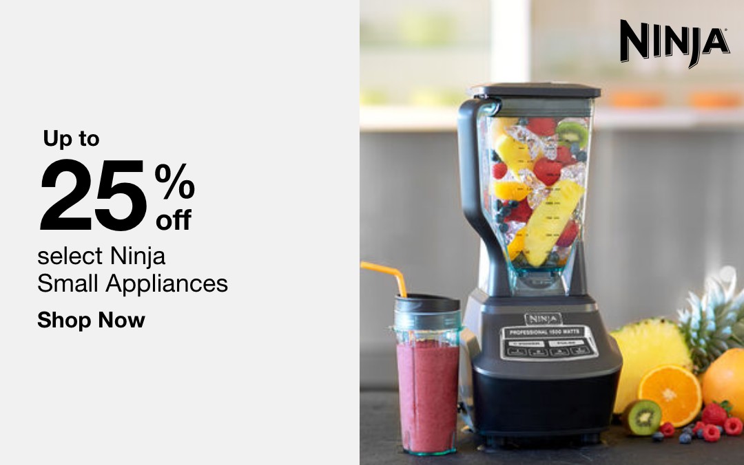 up to 25% select ninja small appliances shop now