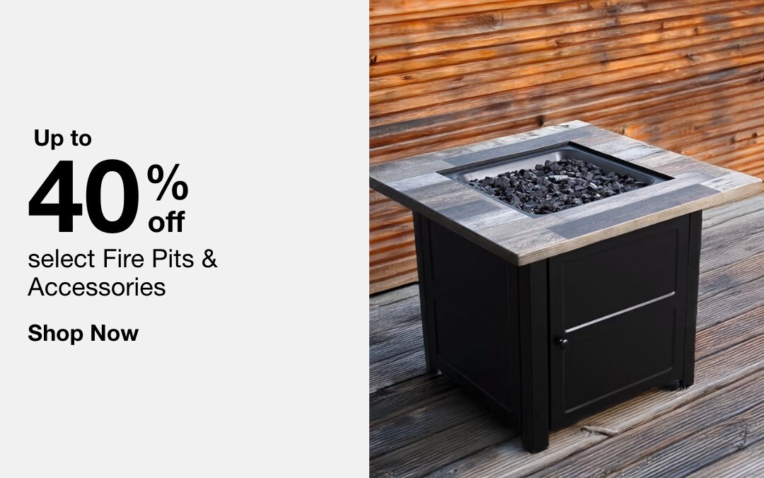Up to 40% off select Outdoor Fire Pits and accessories