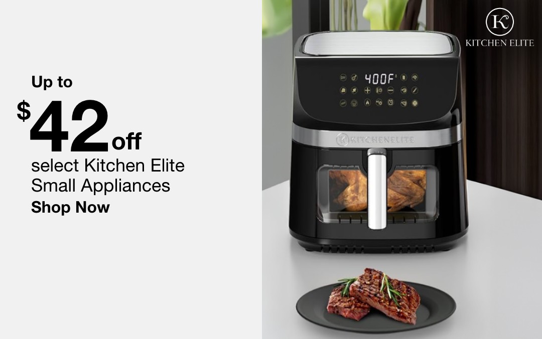 Up to $42 off select Kitchen Elite Small Appliances Shop Now