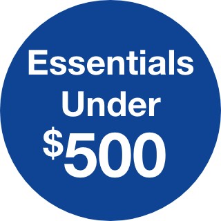 essentials under five hundred dollars