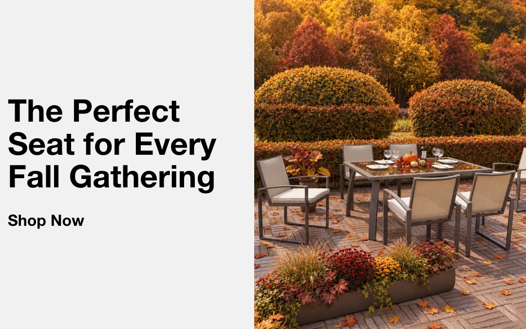 The perfect seat for every fall gathering