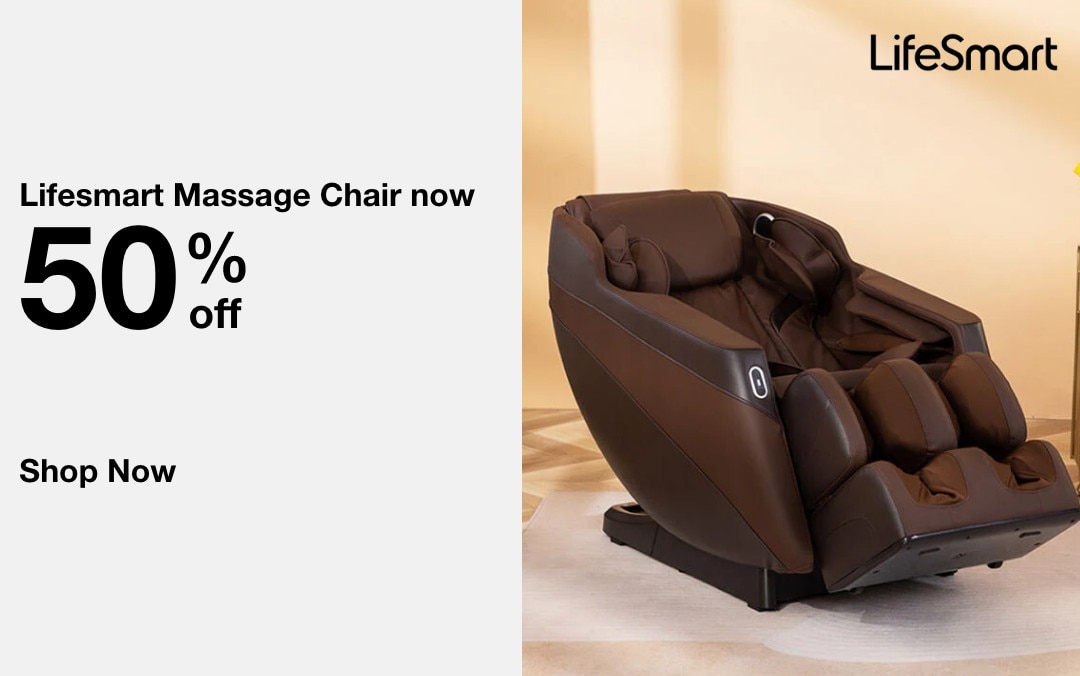 Lifesmart Massage Chair now 50% off. Shop now. 