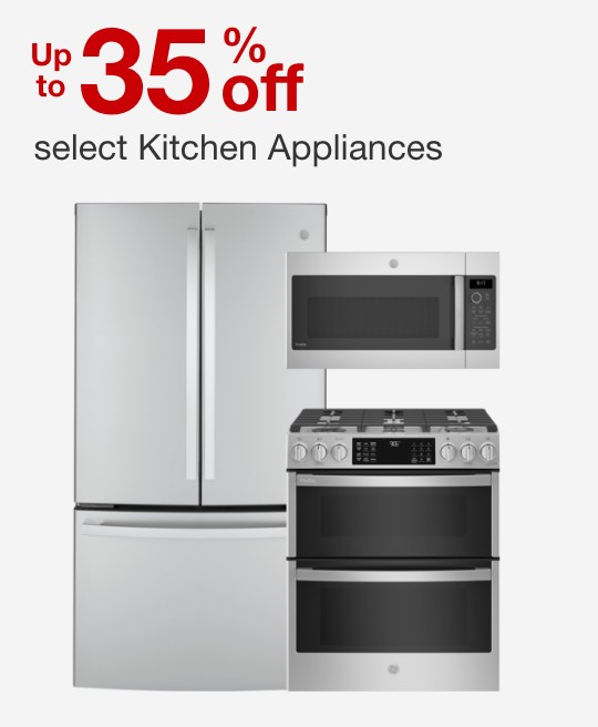 up to 35% off select kitchen appliances
