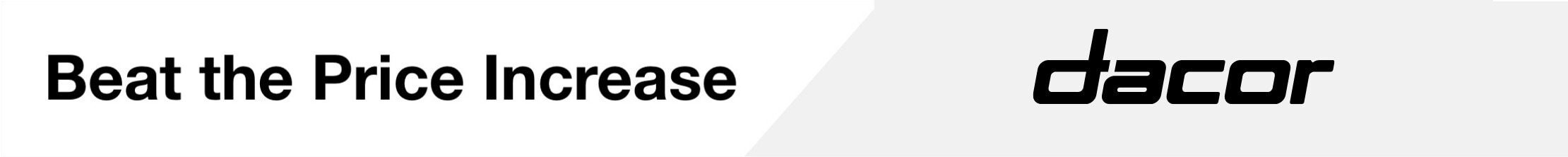 Beat the price increase