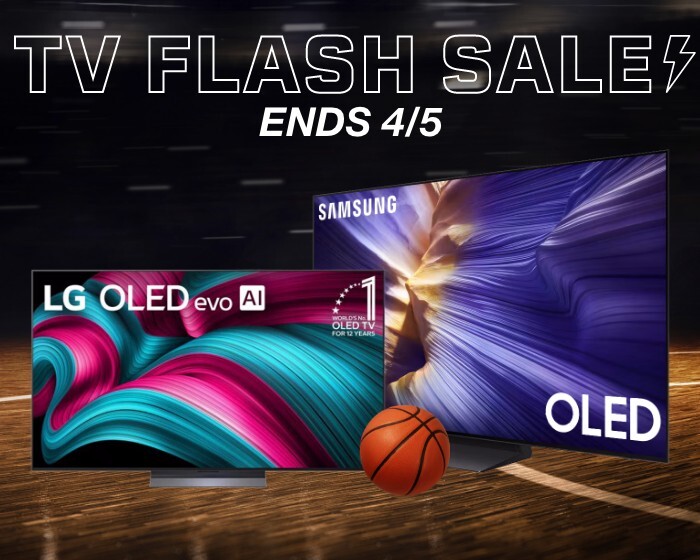 TV FLASH SALE ENDS 4/5