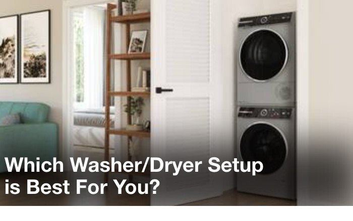 laundry centers  stackables and combos which washer dryer setup is right for you