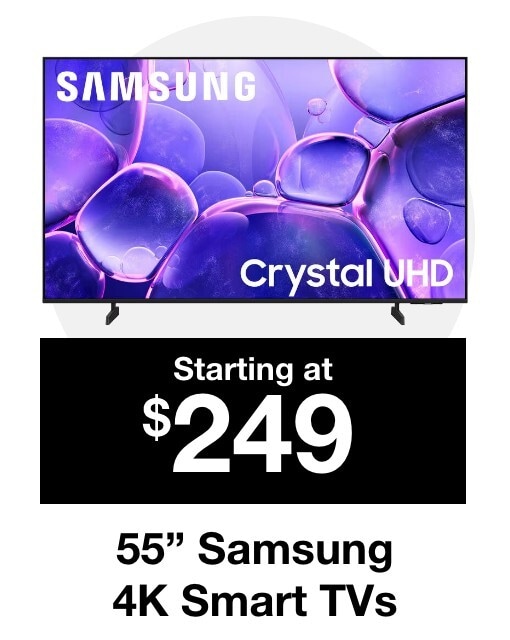 55" Samsung 4K Smart TVs starting at $249