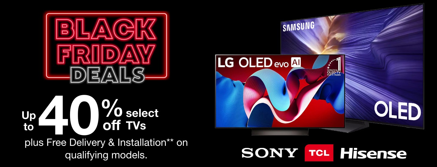 Up to 40% off select Premium TVs. Plus Free delivery and installation on qualifying models.