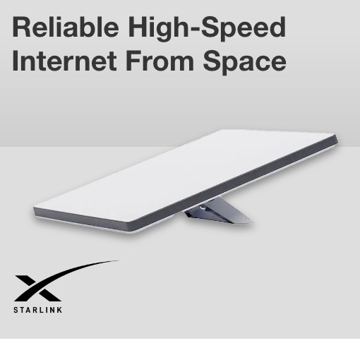 reliable high speed internet from space