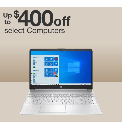 Up to $400 off select Computers