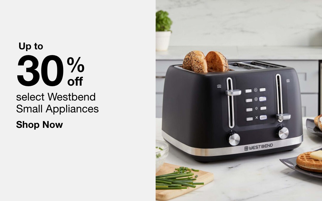 up to 30 percent off select westbend small appliances shop now