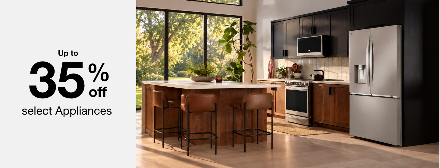 up to 35% off select appliances