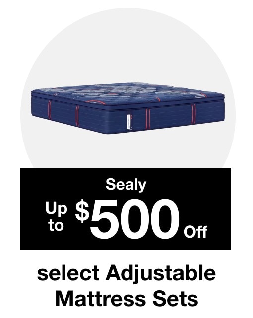 Sealy  Up to $500 off select adjustable mattress sets