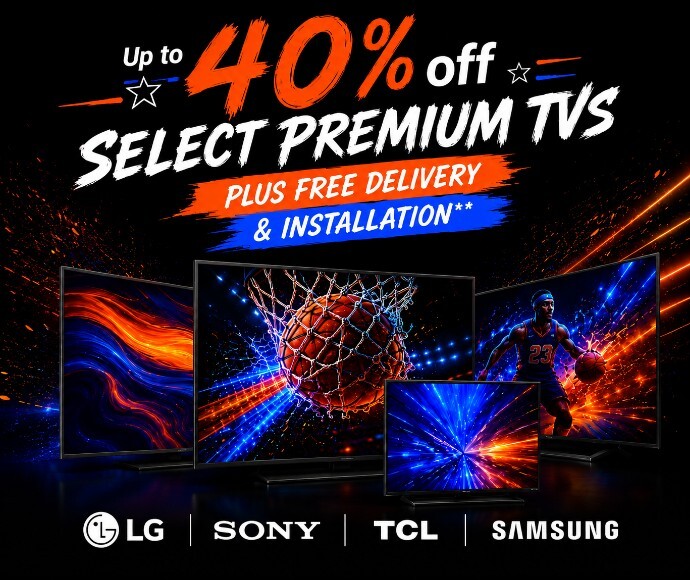 Up to 40% off select Premium TVs