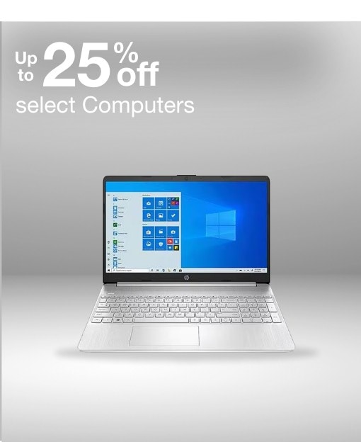 Up to 25% off select computers