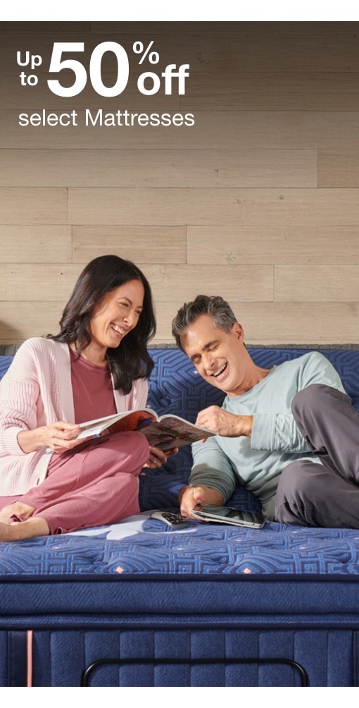 Up to 50% off select Mattresses