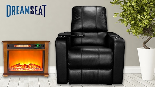 DreamSeat Recliners with optional seat covers featuring your favorite team logos