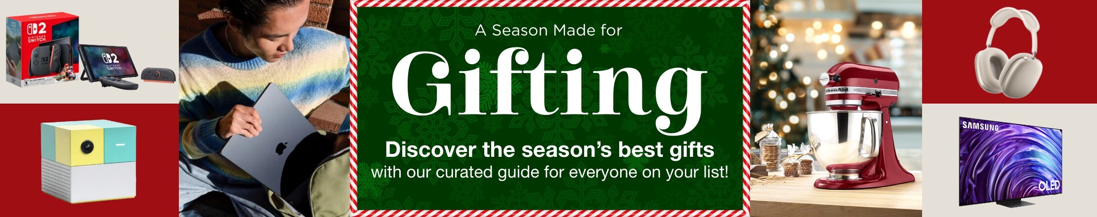 A season made for gifting Discover the seasons best gifts! with our curated guide to everyone on your list