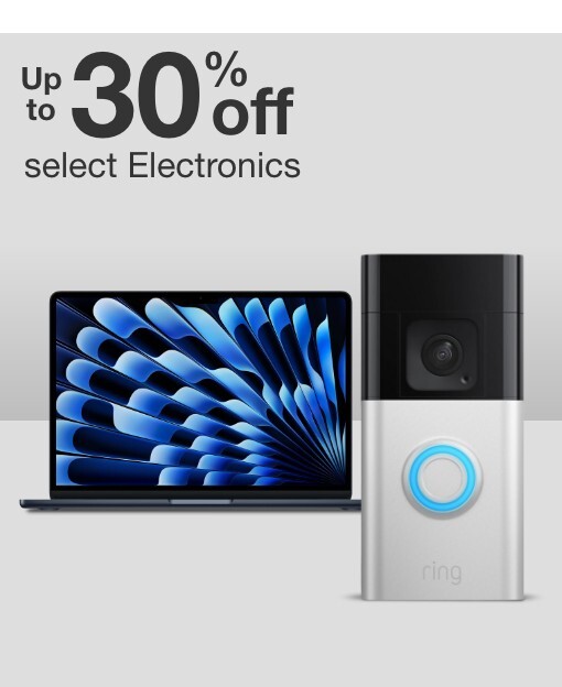 Up to 30% off select Electronics 