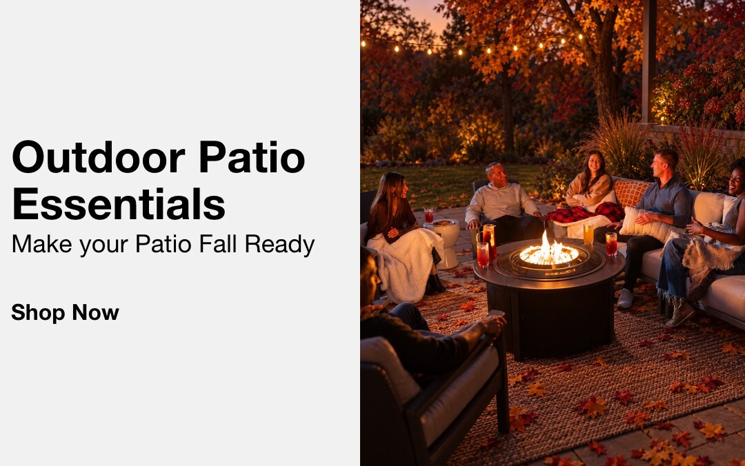 Outdoor Patio Essentials - Make your patio fall ready