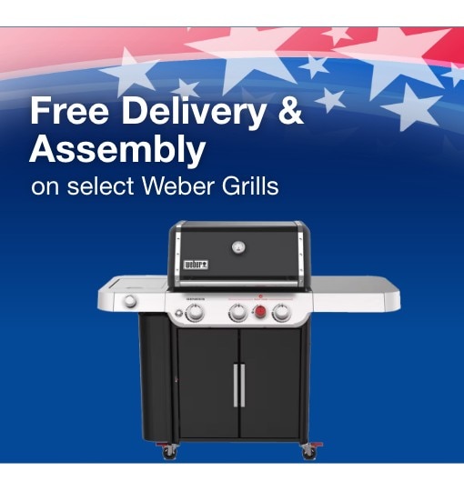 Free Delivery & Assembly on select weber grills