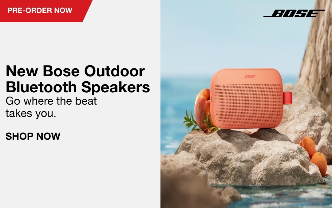 New Bose Outdoor Bluetooth Speakers - Go where the beat takes you.