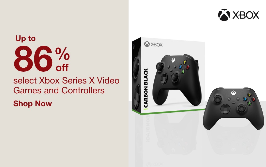 up to 86 percent off xbox series x video games and controllers