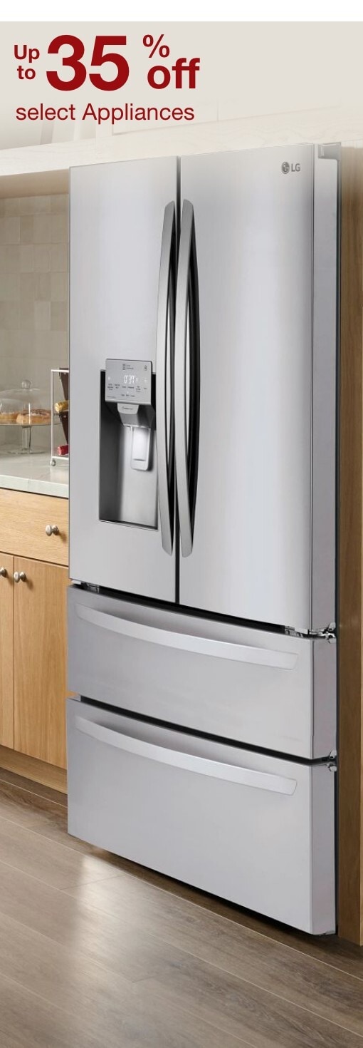 up to 35% off select appliances