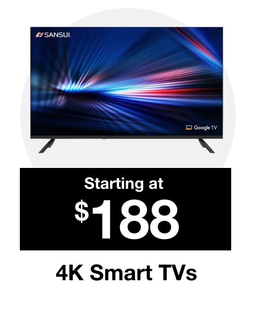 4K Smart TVs starting at $188