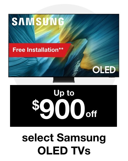 Up to $900 off select Samsung OLED TVs